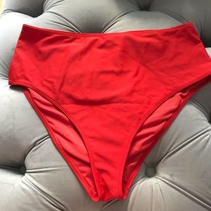 Forever 21 Scarlet High-waisted Bikini Bottom
